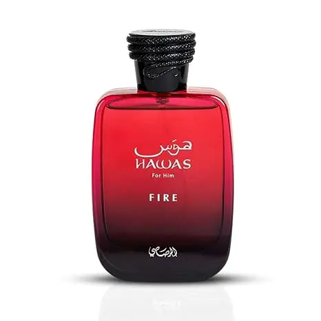 RASASI Hawas Fire Eau De Parfum Spray 100ML Bold Long Lasting Arabian Women's Perfume Persistence Pheromone Portable Cologne
