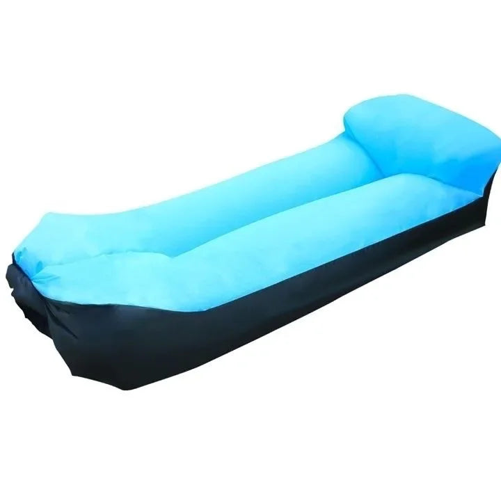 New Lazy Folding Camping Inflatable Sofa Portable Outdoor Inflatable Lounger Comfortable Outdoor Furniture Camping Air Mattress