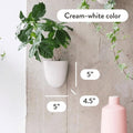 Self-Watering Wall Planters Set of 6 - Easy Install, Lightweight for Indoor Vertical Gardens