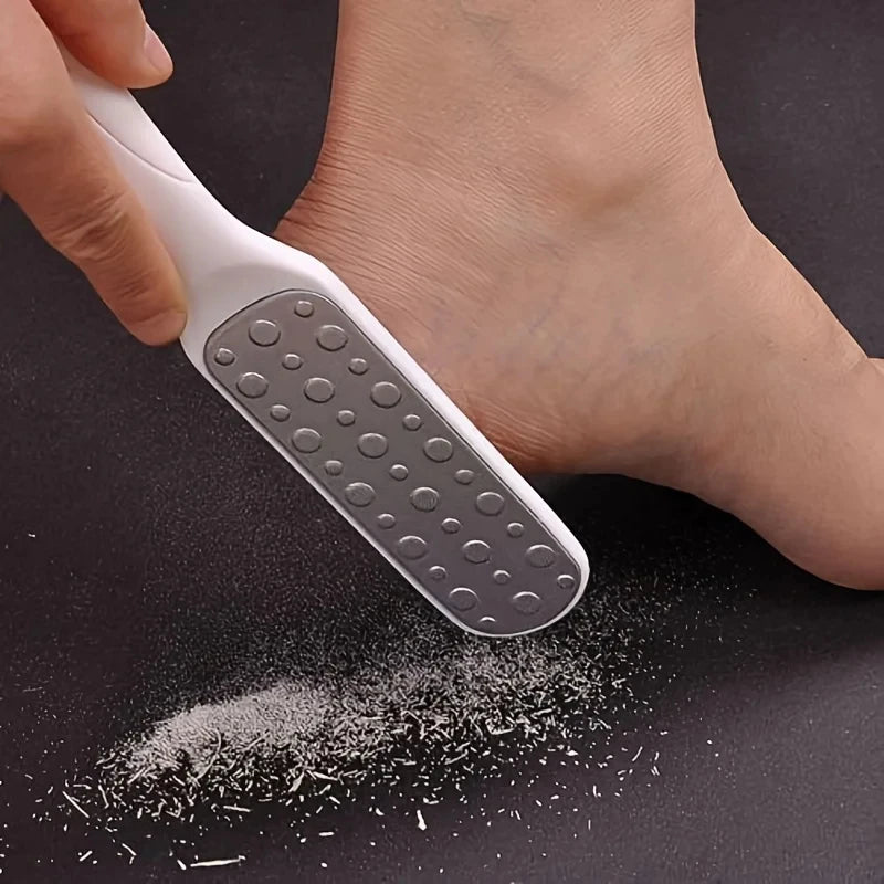 High-Quality 304 Stainless Steel Double Sided Foot File Professional Pedicure Callus Remover Dead Skin Scraper