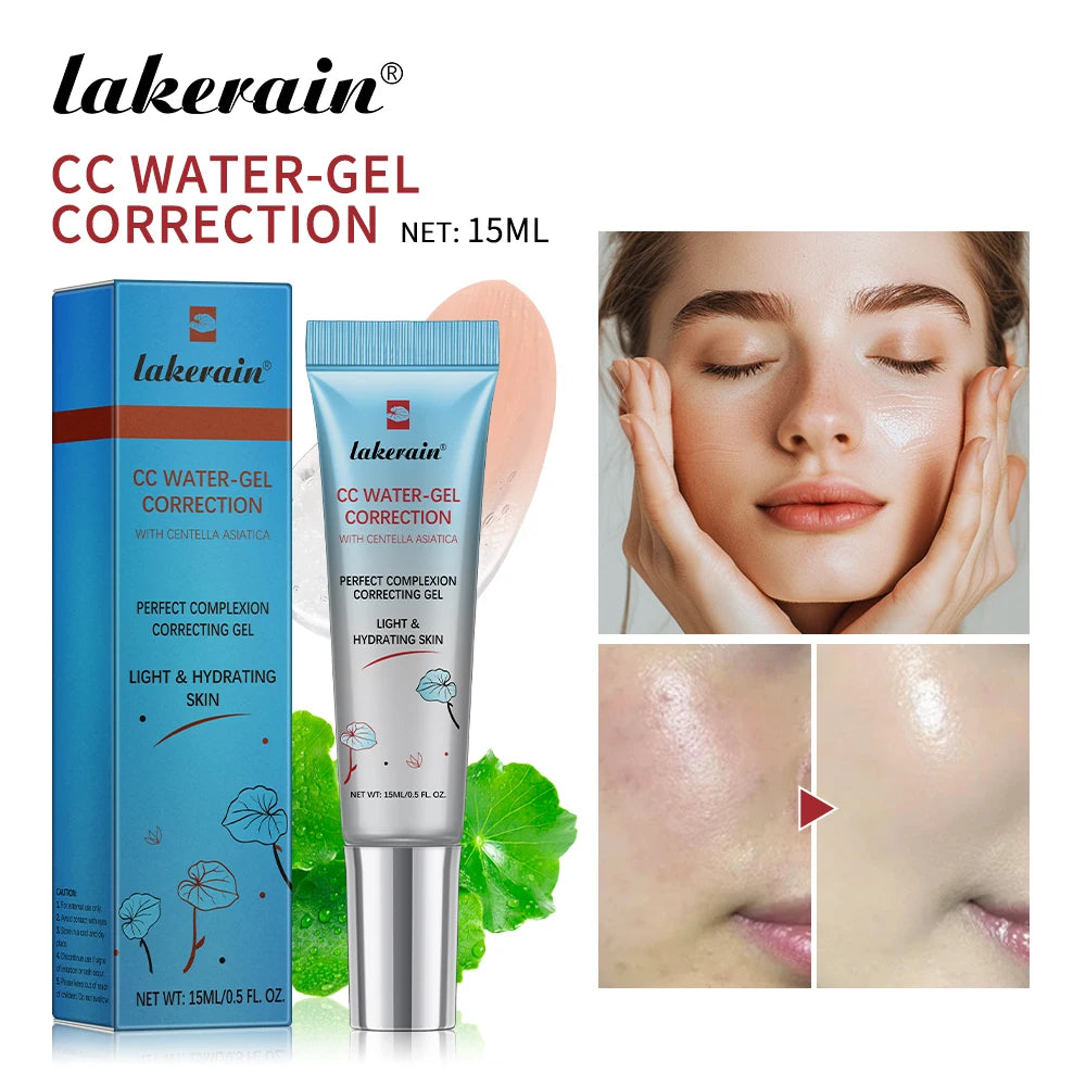 3pcs CC Cream Color Changing Liquid Foundation Centella Korean High Coverage Foundation Foundation Cream for Face Base Makeup