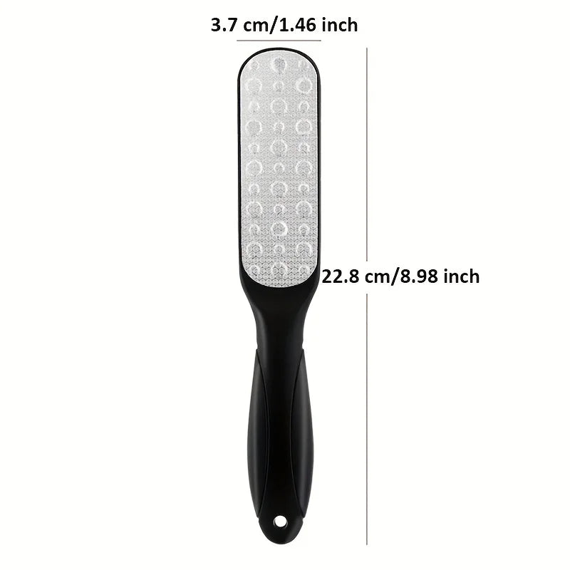 High-Quality 304 Stainless Steel Double Sided Foot File Professional Pedicure Callus Remover Dead Skin Scraper
