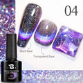 9D Rainbow Cat Magnetic Gel Nail Polish Chameleon Galaxy Effect Magnetic Semi Permanent Soak Off UV Gel Varnish Nail Supplies