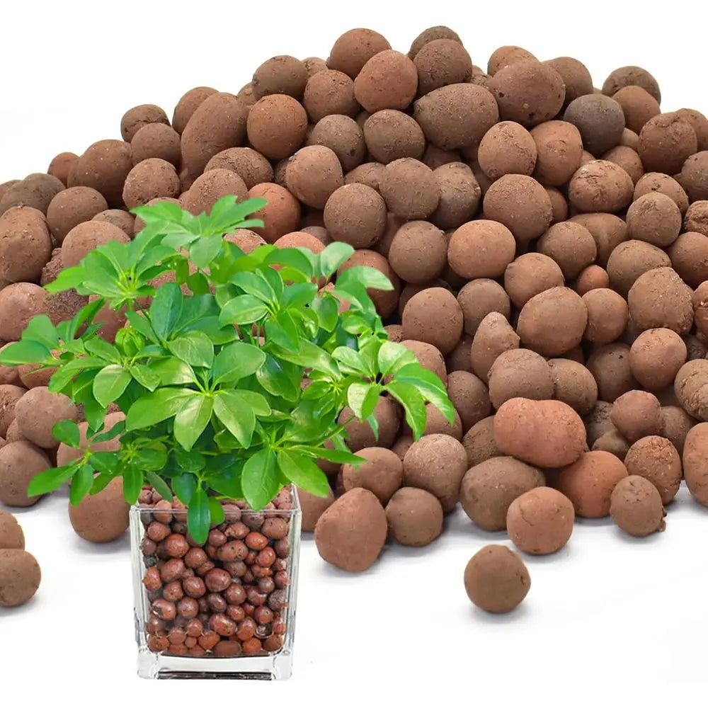 Natural 13LBS Organic Clay Pebbles, 4-16mm Sizes, for Plant Growth, Hydroponics, and Orchid Care