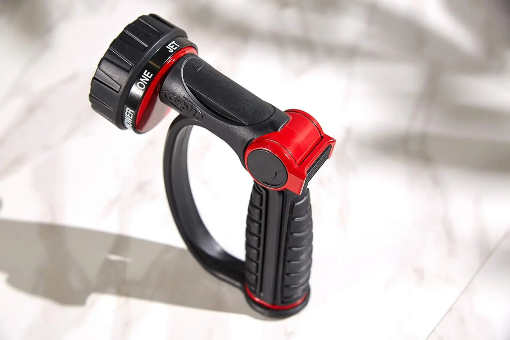 Watering Nozzle with Thumb Control, Black
